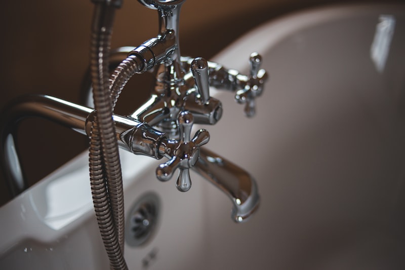 Plumber at work